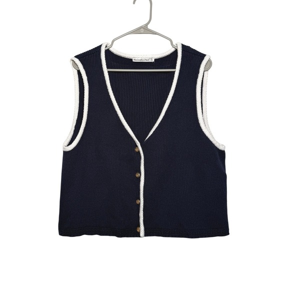 Abercrombie & Fitch | Jackets & Coats | Women Navy Blue Knit Preppy